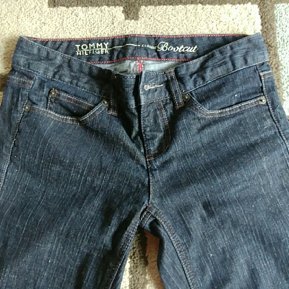 Tommy Hilfiger Classic Bootcut Jeans Size 2 Short